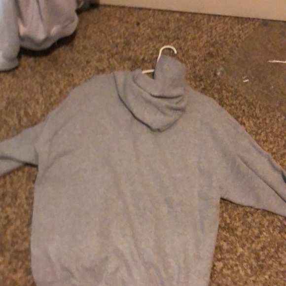 solid gray hoodie - Picture 2 of 3
